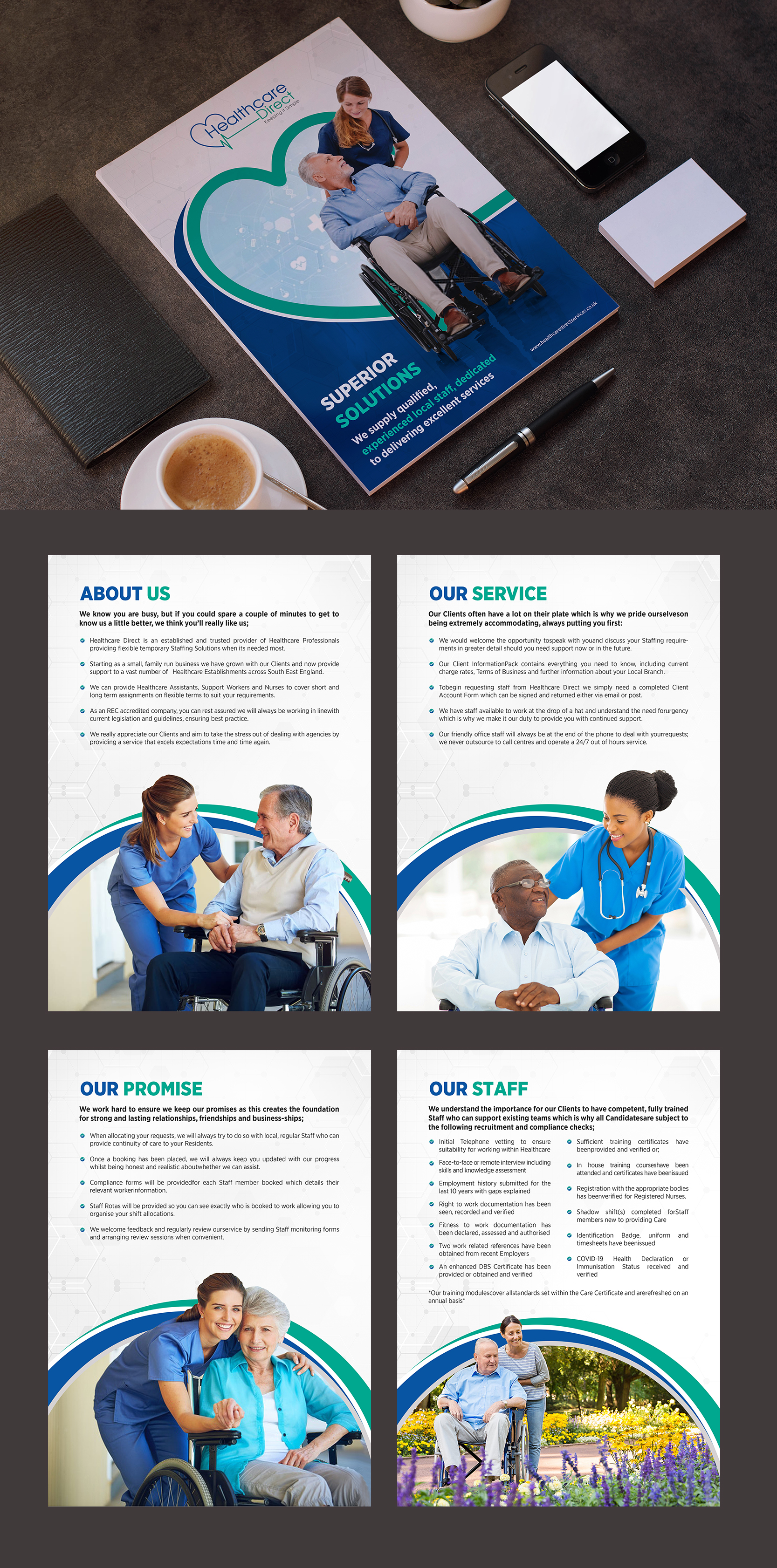 Diseño de Brochure por GraphicsGuru para Staffing Direct | Diseño #26414052