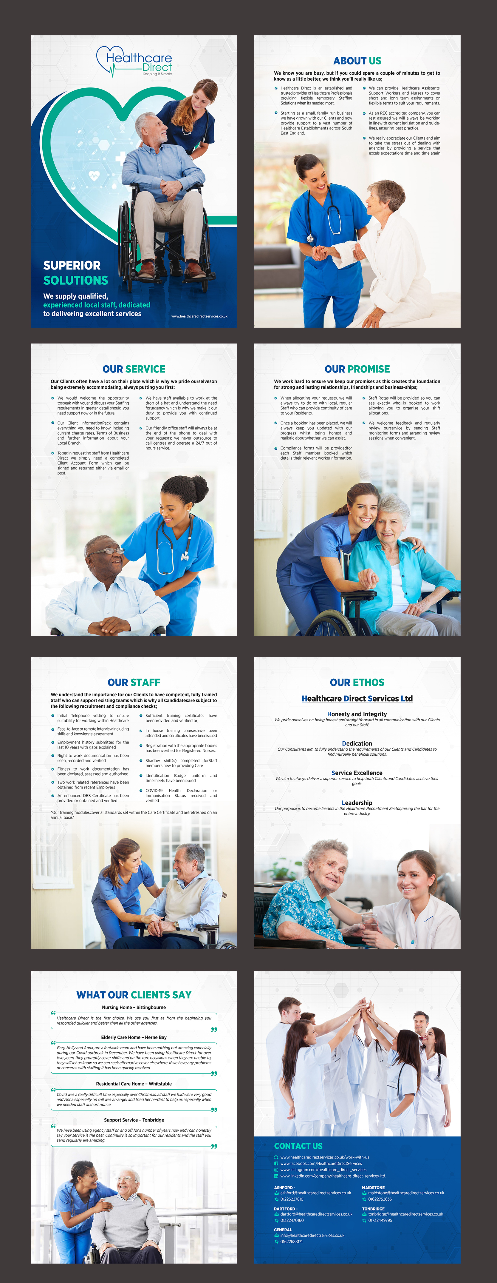 Diseño de Brochure por GraphicsGuru para Staffing Direct | Diseño #26420059