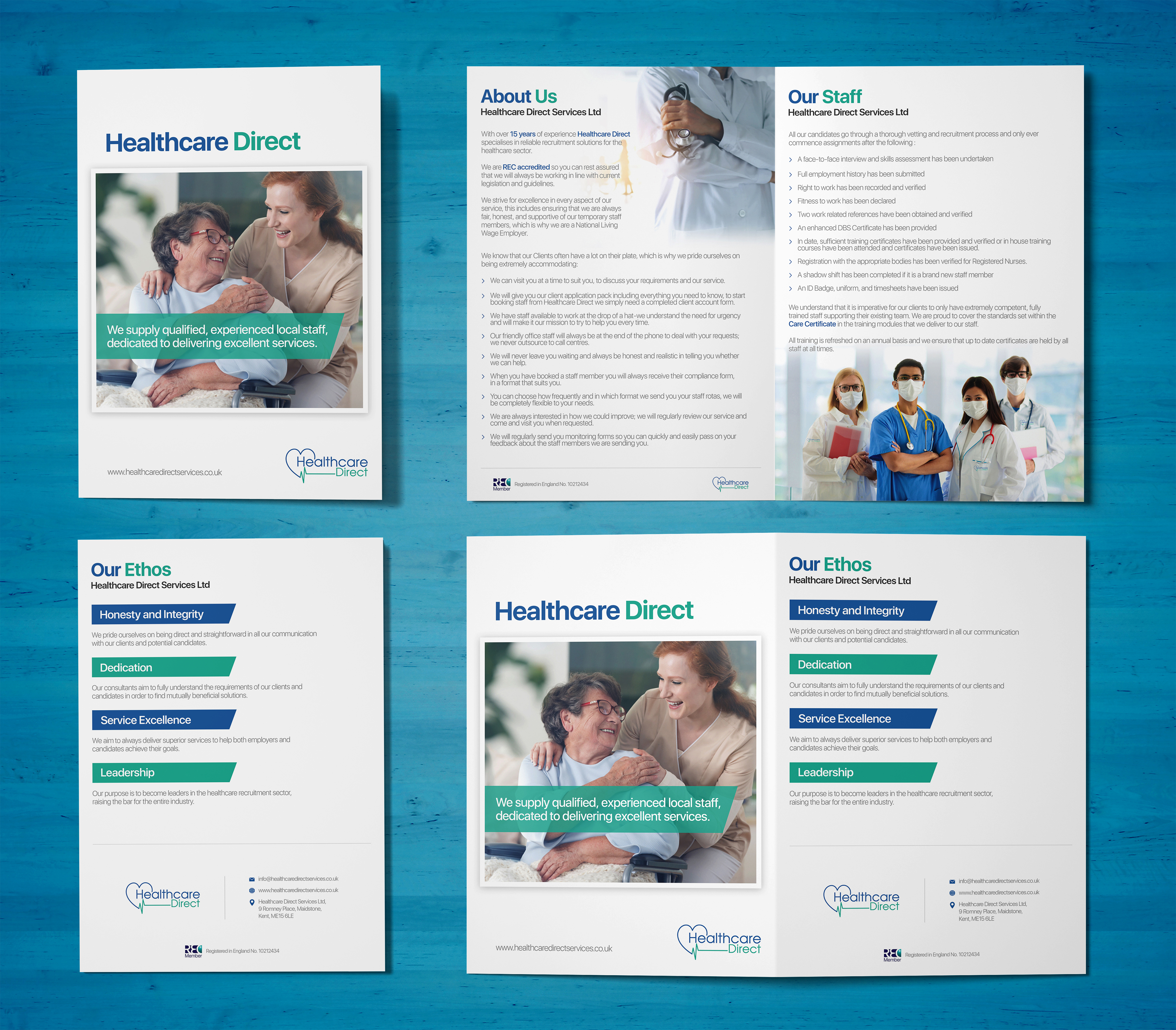 Diseño de Brochure por Graphic Guy para Staffing Direct | Diseño #26390652