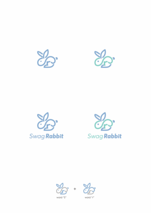 SwagRabbit (optionally integrated into the logo) | Logo-Design von Dickythx16
