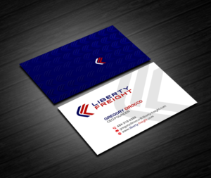 Business Card Design by Creations Box 2015 for Liberty Freight LLC | Design: #26369757