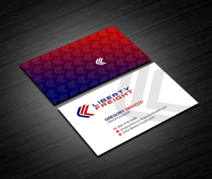 Business Card Design by Creations Box 2015 for Liberty Freight LLC | Design: #26369759