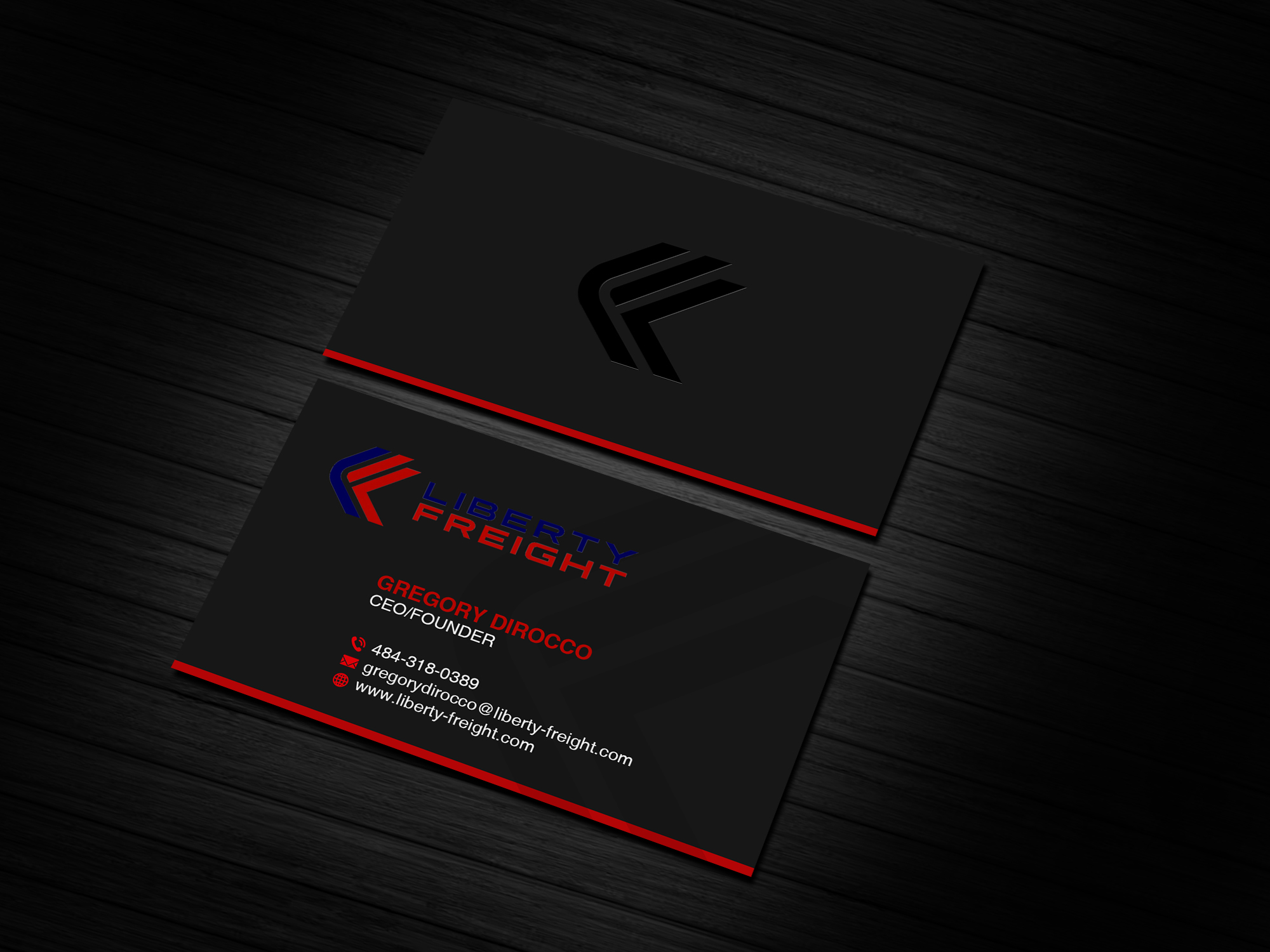 Business Card Design by Creations Box 2015 for Liberty Freight LLC | Design #26369767