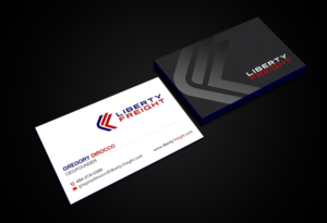 Business Card Design by Creations Box 2015 for Liberty Freight LLC | Design: #26369775