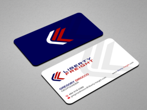 Business Card Design by Creations Box 2015 for Liberty Freight LLC | Design: #26369777