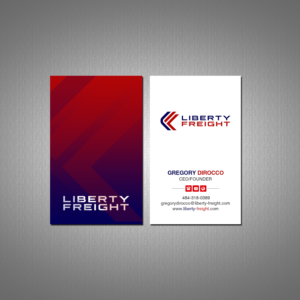 Business Card Design by Creations Box 2015 for Liberty Freight LLC | Design: #26369795