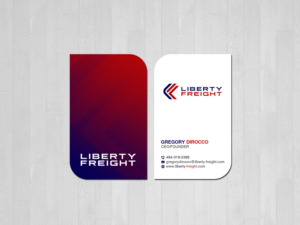 Business Card Design by Creations Box 2015 for Liberty Freight LLC | Design: #26374181