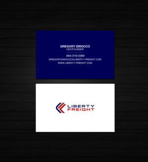 Business Card Design by Creations Box 2015 for Liberty Freight LLC | Design: #26374183