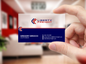 Business Card Design by Creations Box 2015 for Liberty Freight LLC | Design: #26374192