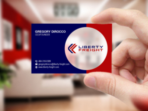 Business Card Design by Creations Box 2015 for Liberty Freight LLC | Design: #26374194