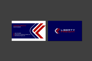 Business Card Design by Creations Box 2015 for Liberty Freight LLC | Design: #26374202