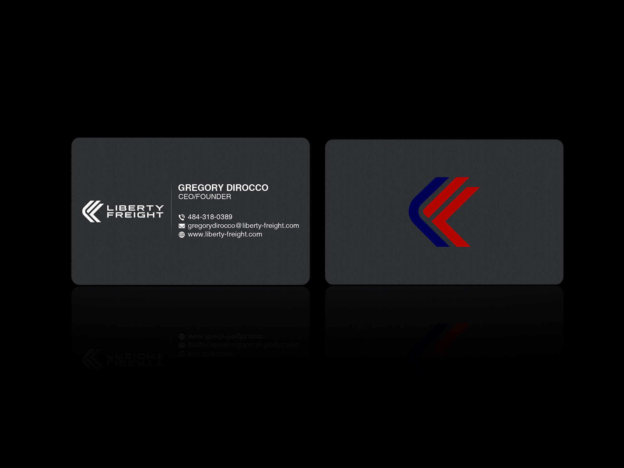 Design de Carte de Visite par Creations Box 2015 pour Liberty Freight LLC | Design #26374204