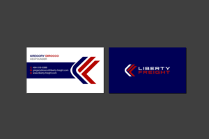 Business Card Design by Creations Box 2015 for Liberty Freight LLC | Design: #26374206