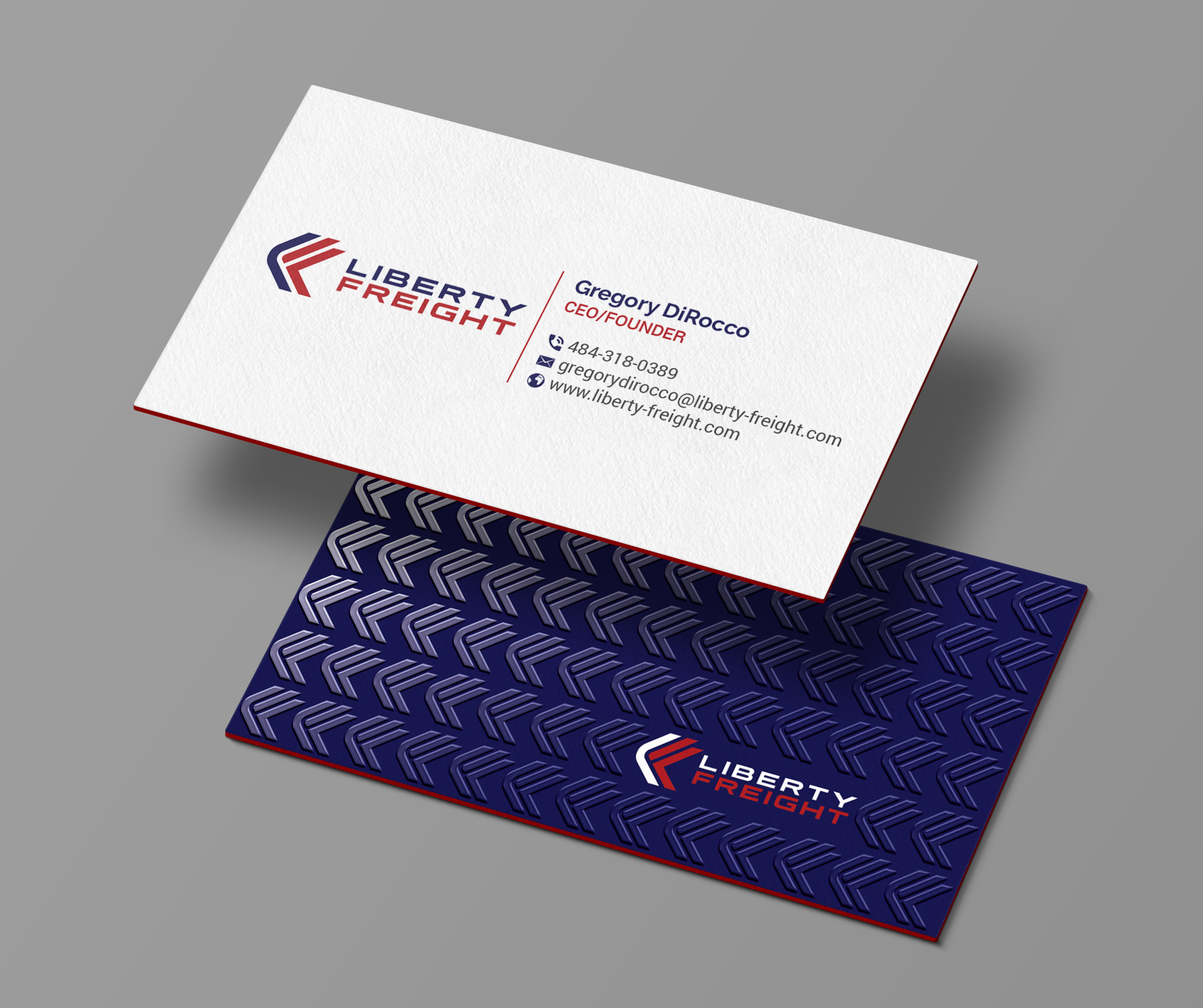 Diseño de Tarjeta de Presentación por R.design para Liberty Freight LLC | Diseño #26368431