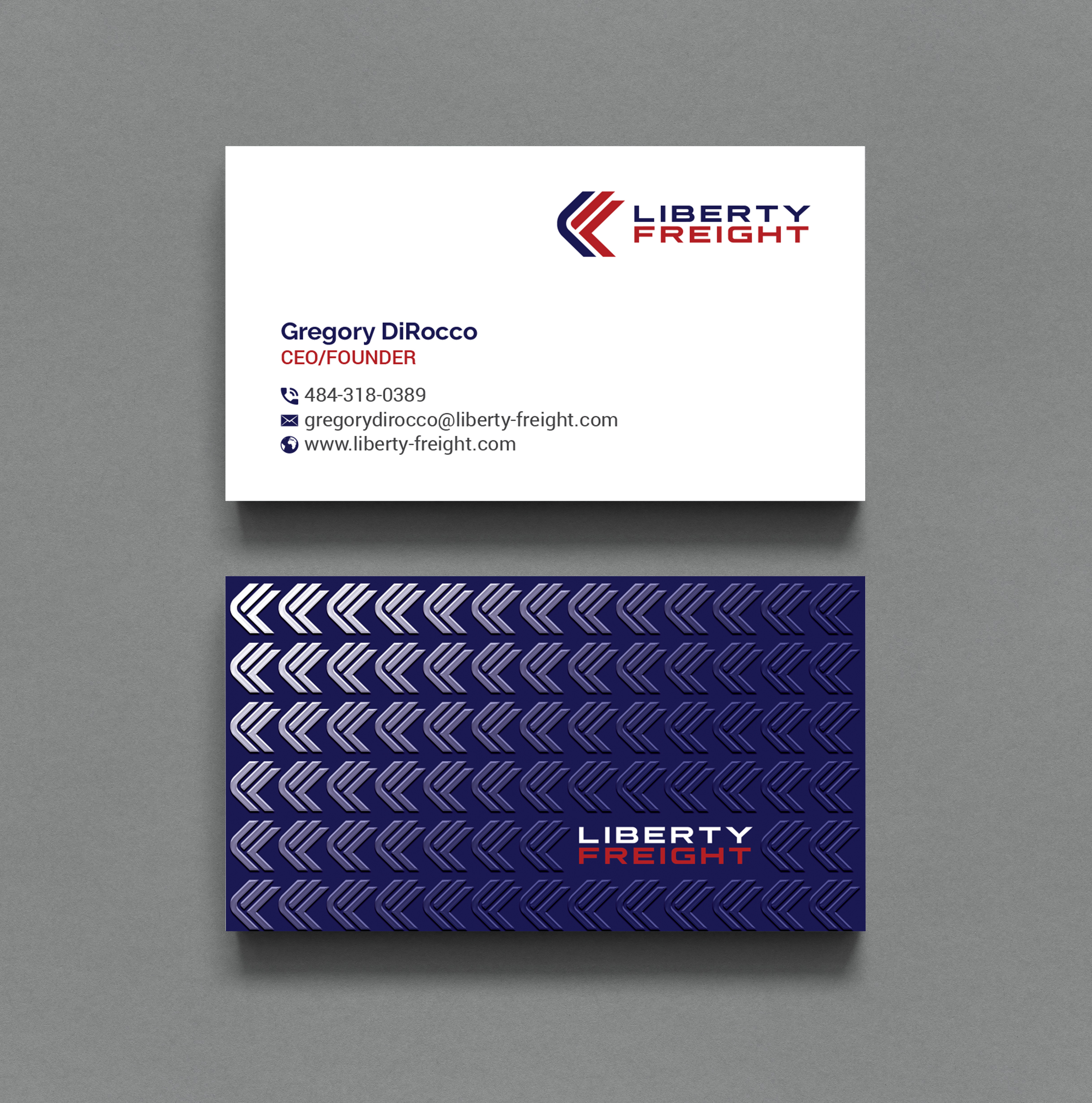 Business Card Design by R.design for Liberty Freight LLC | Design #26371261