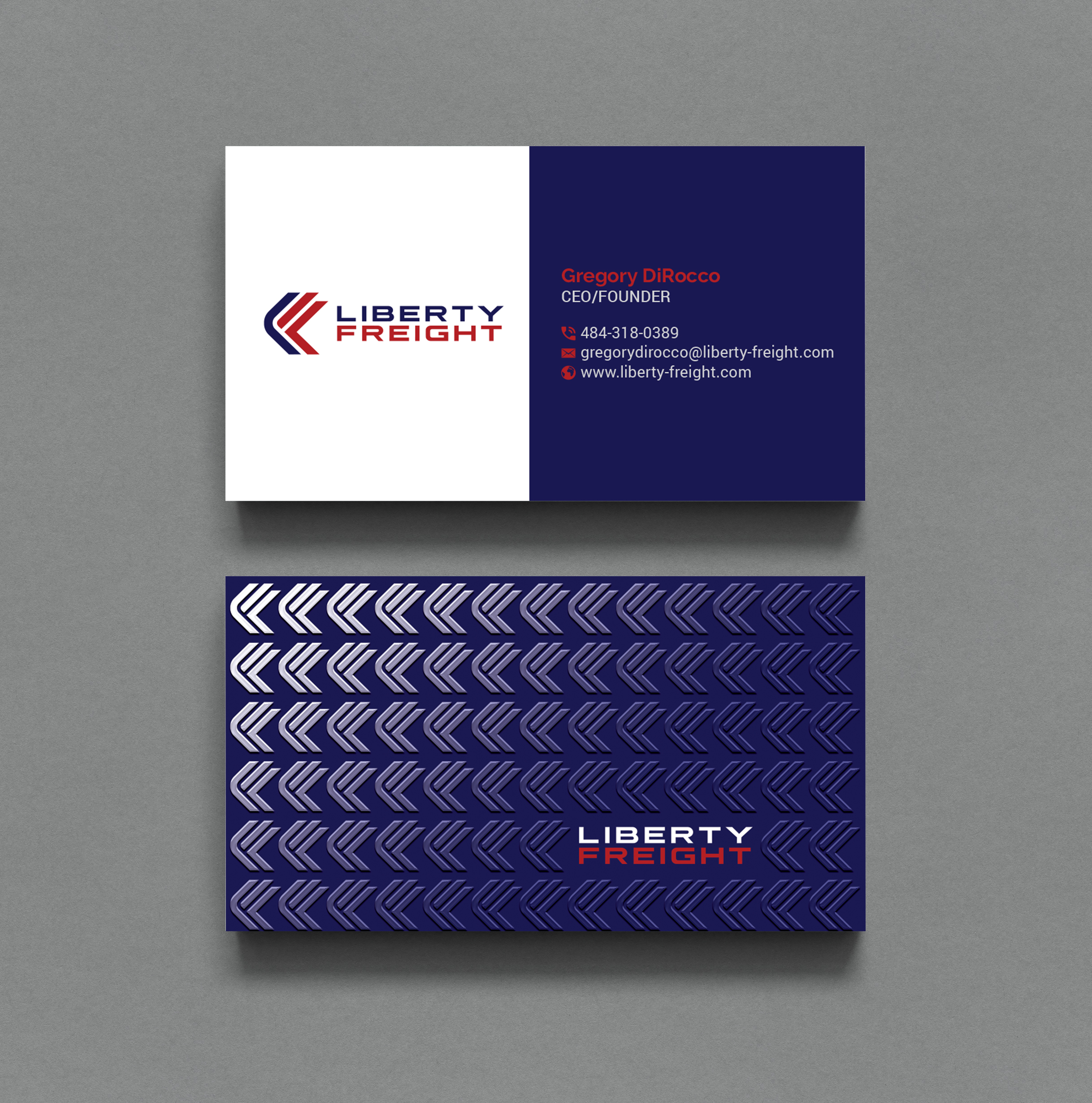Diseño de Tarjeta de Presentación por R.design para Liberty Freight LLC | Diseño #26371272