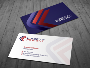 Business Card Design by MDesign for Liberty Freight LLC | Design: #26368820