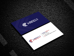 Business Card Design by Bold Pixels for Liberty Freight LLC | Design: #26371160