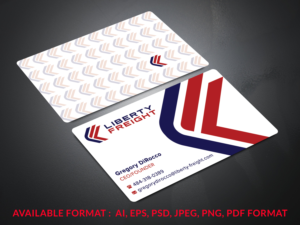 Visitenkarten-Design von B. M. BILLAL HOSSAIN für Liberty Freight LLC | Design #26370549