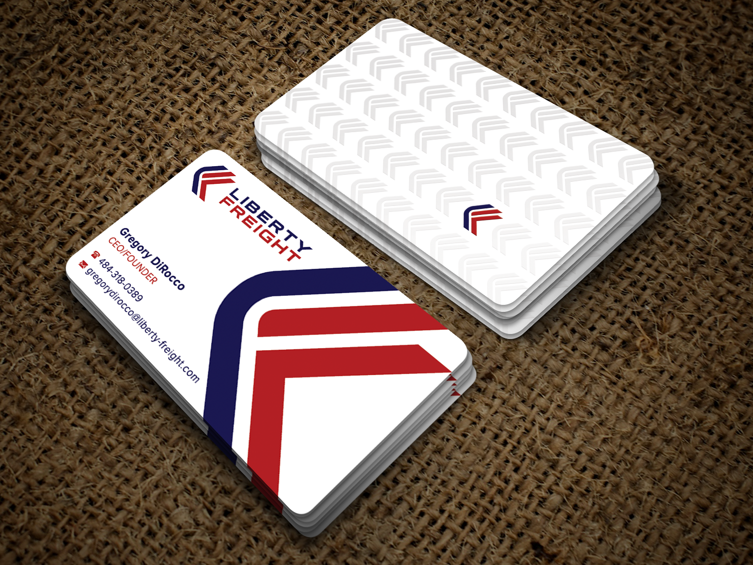 Diseño de Tarjeta de Presentación por B. M. BILLAL HOSSAIN para Liberty Freight LLC | Diseño #26370659