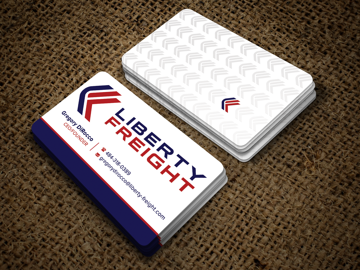 Diseño de Tarjeta de Presentación por B. M. BILLAL HOSSAIN para Liberty Freight LLC | Diseño #26370789