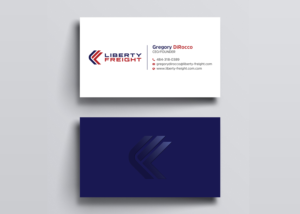 Business Card Design by Uttom 2 for Liberty Freight LLC | Design: #26368730
