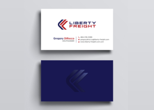 Business Card Design by Uttom 2 for Liberty Freight LLC | Design: #26368731