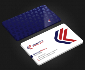Business Card Design by Uttom 2 for Liberty Freight LLC | Design: #26368733