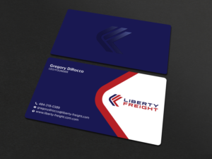 Business Card Design by Uttom 2 for Liberty Freight LLC | Design: #26368742