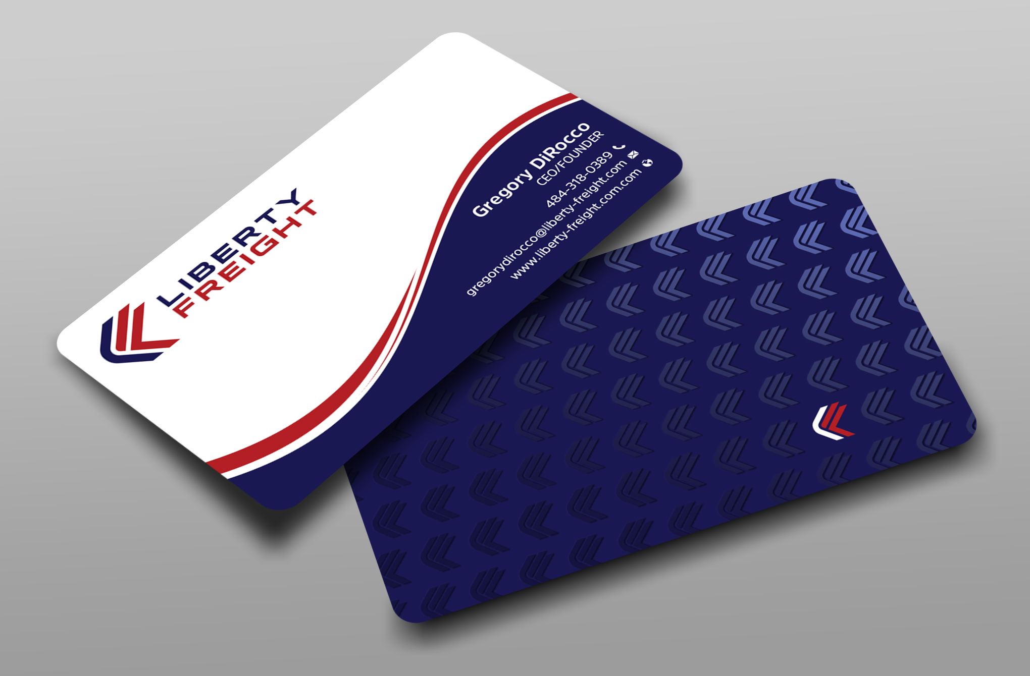 Diseño de Tarjeta de Presentación por Uttom 2 para Liberty Freight LLC | Diseño #26368749