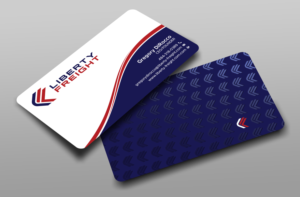 Business Card Design by Uttom 2 for Liberty Freight LLC | Design: #26368750