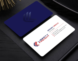 Business Card Design by Uttom 2 for Liberty Freight LLC | Design: #26372042