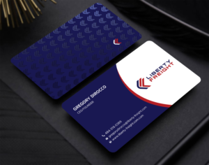 Business Card Design by Uttom 2 for Liberty Freight LLC | Design: #26372044