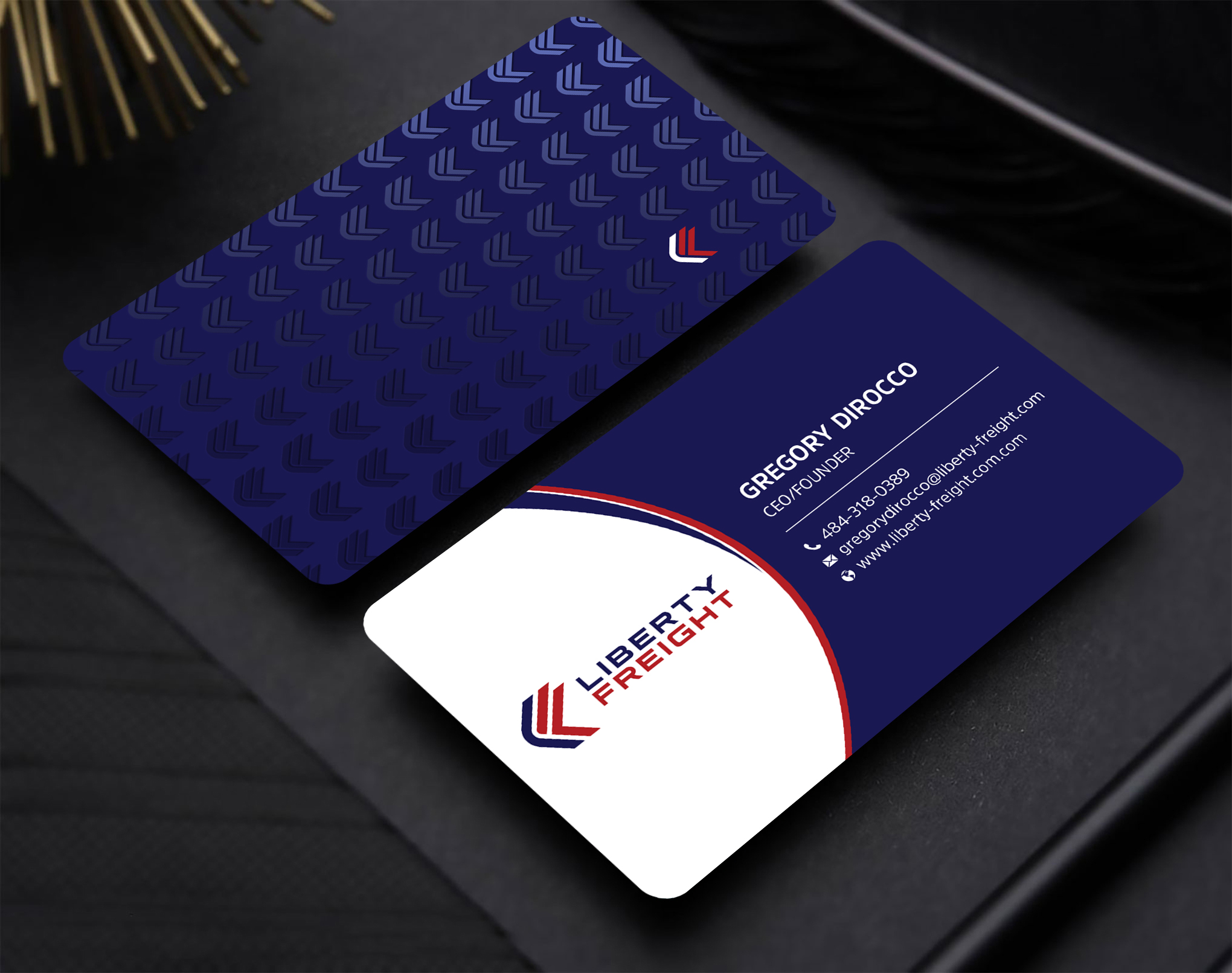 Diseño de Tarjeta de Presentación por Uttom 2 para Liberty Freight LLC | Diseño #26372045