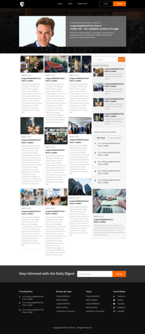 Syndicated consumer advocate seeks cool and creative web design | Diseño Web por sai.designer87