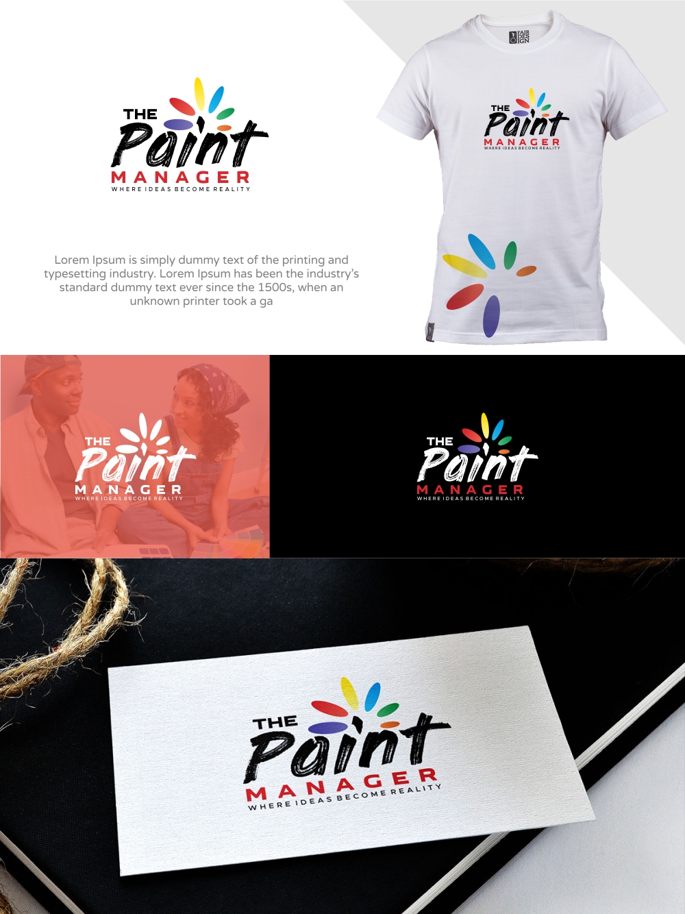 Logo Design by Jenny for The Paint Manager | Design #26369035