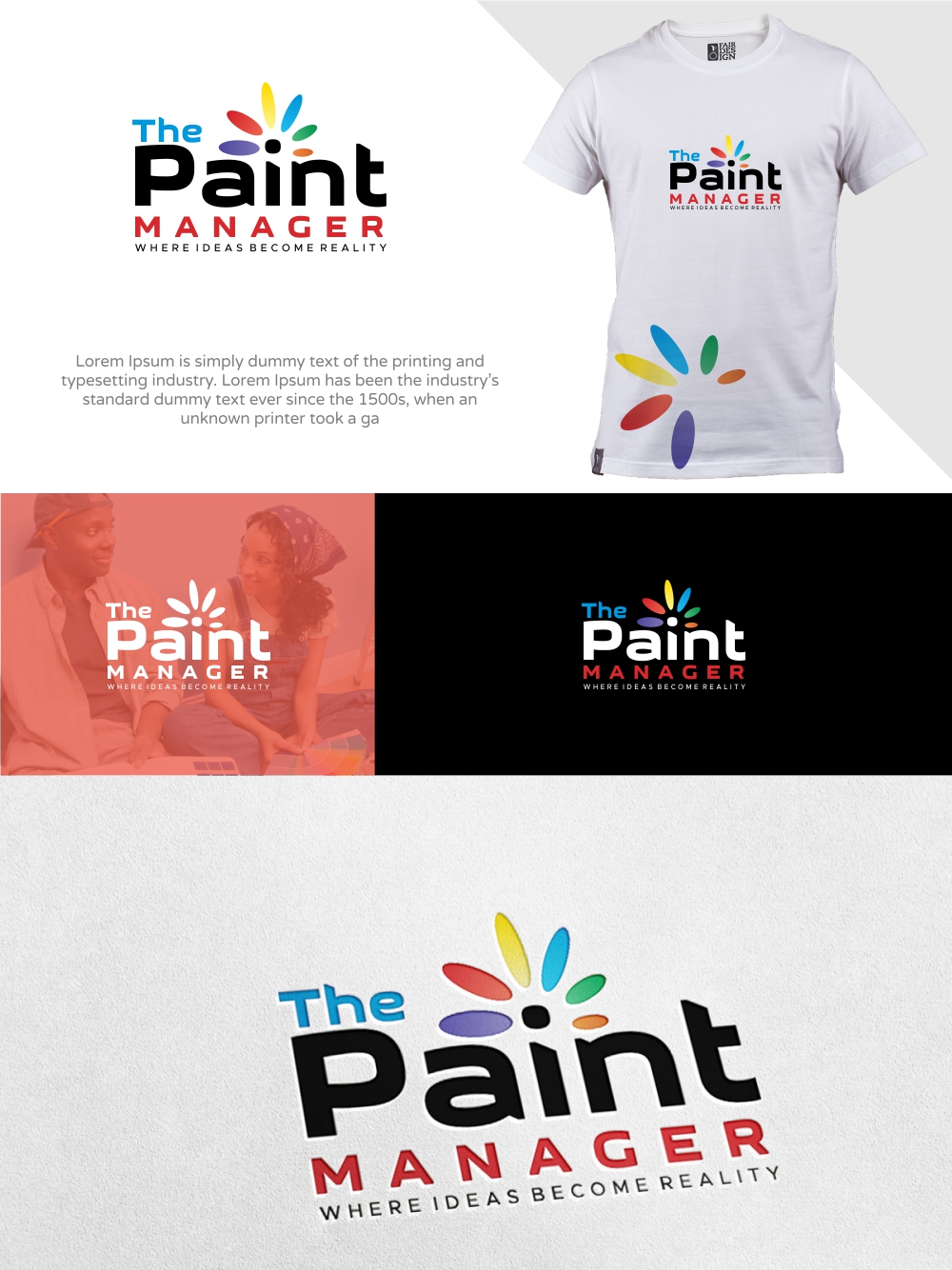 Logo Design by Jenny for The Paint Manager | Design #26369037
