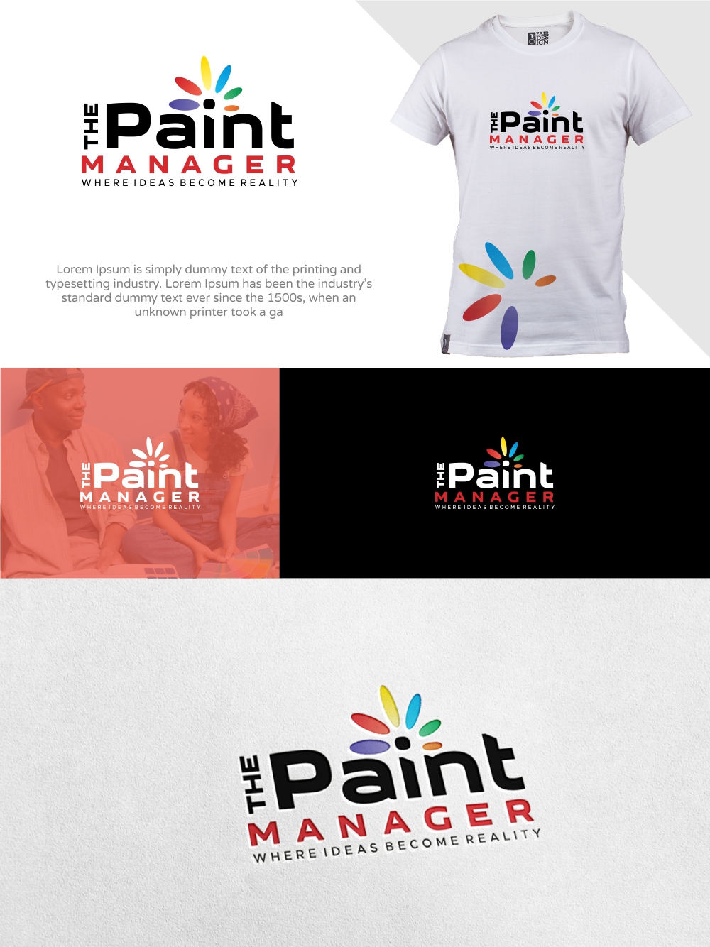 Logo Design by Jenny for The Paint Manager | Design #26369038