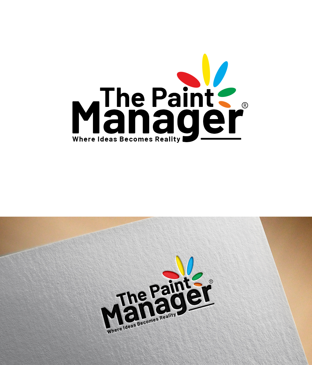 Logo Design by PsyPen for The Paint Manager | Design #26368664