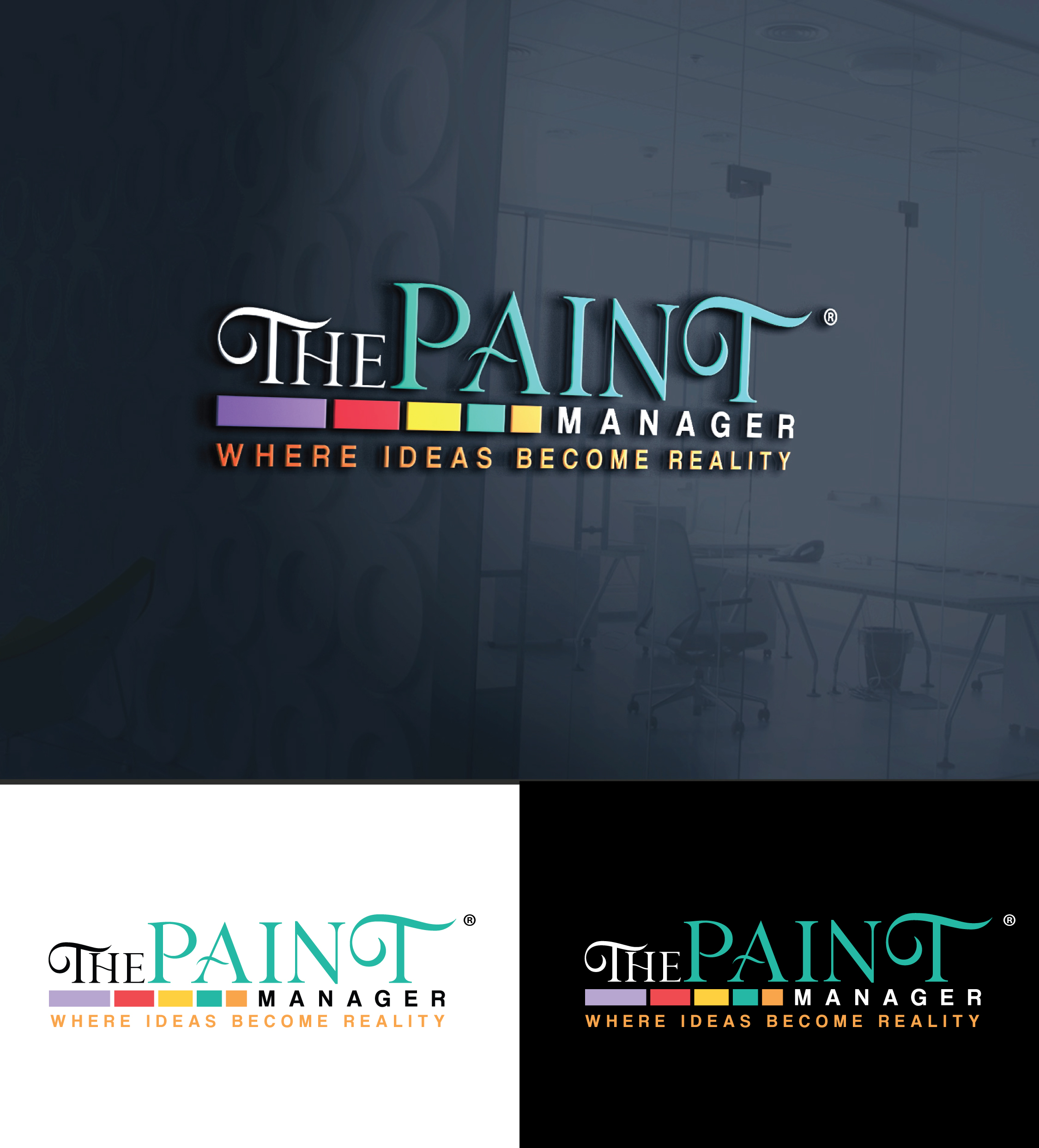 Logo Design by u2square for The Paint Manager | Design #26371891
