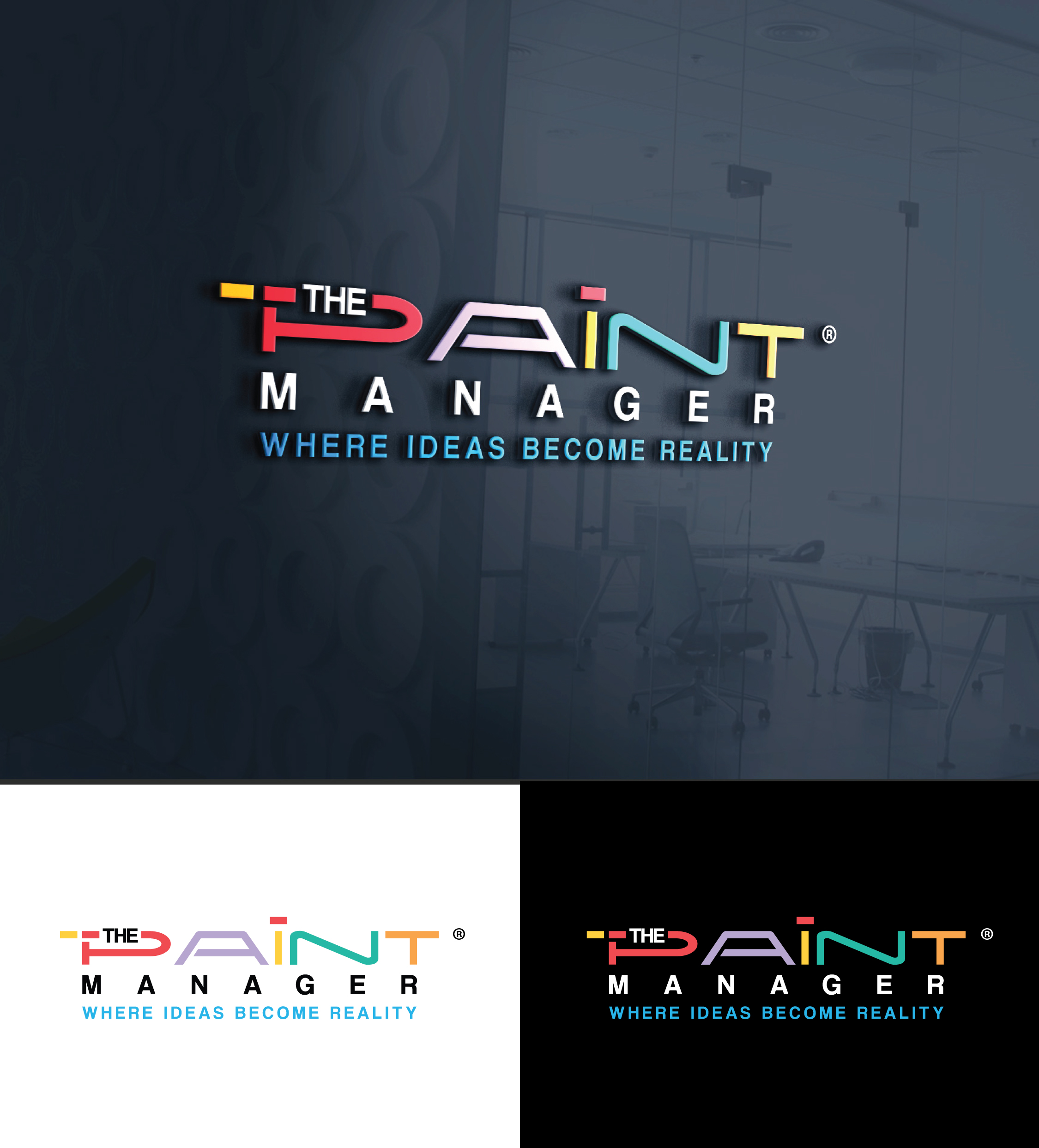 Logo Design by u2square for The Paint Manager | Design #26371892