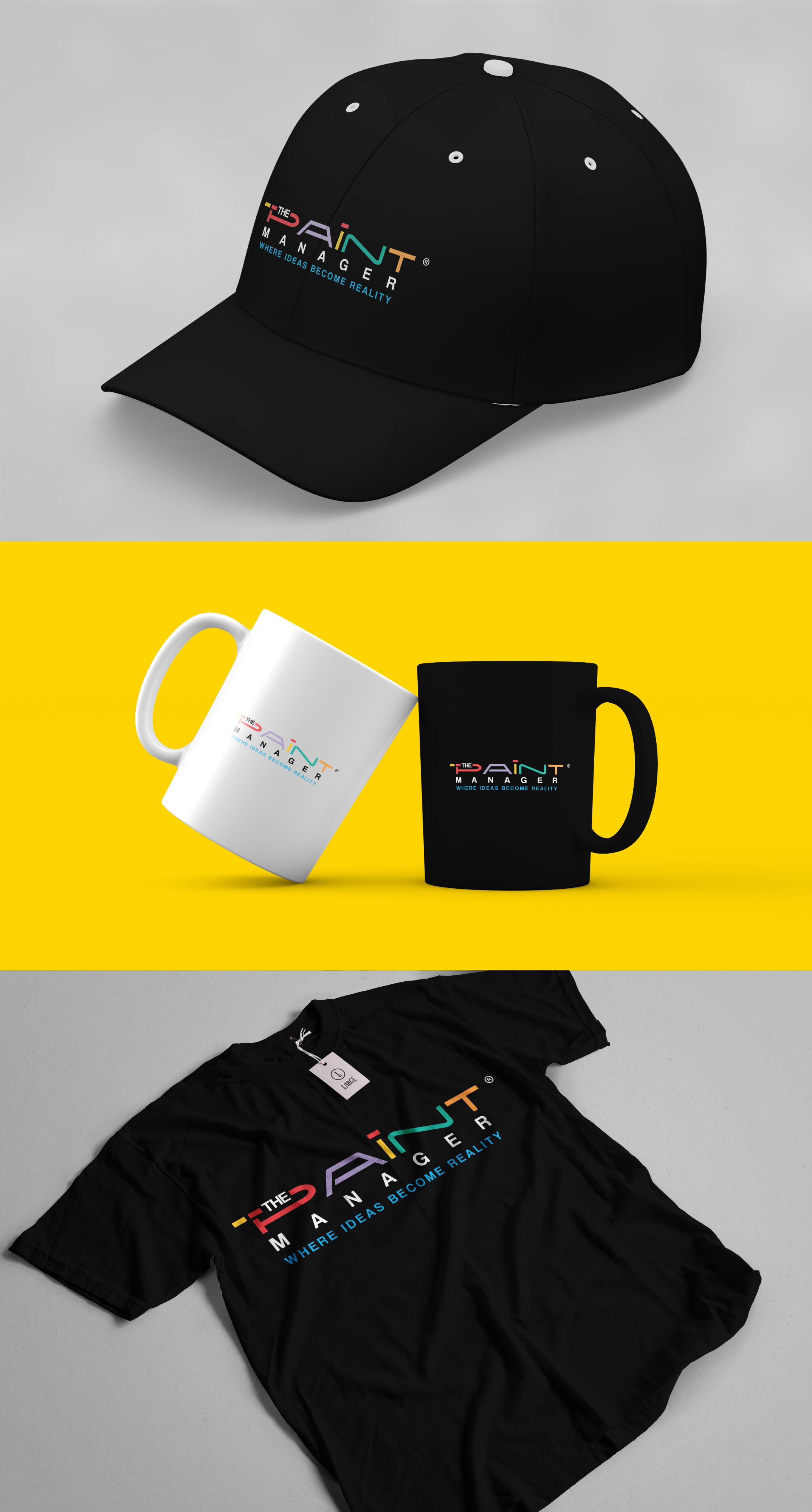 Logo Design by u2square for The Paint Manager | Design #26386937