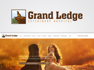 Grand Ledge Veterinary Hospital | Logo Design by stealth_ferret