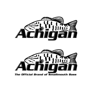 Achigan (Tagline is "The Official Brand of Smallmouth Bass") | Diseño de Logo por luckdesign