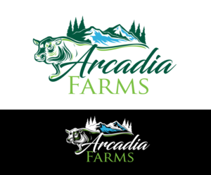 Arcadia Farms | Logo Design by blue eye
