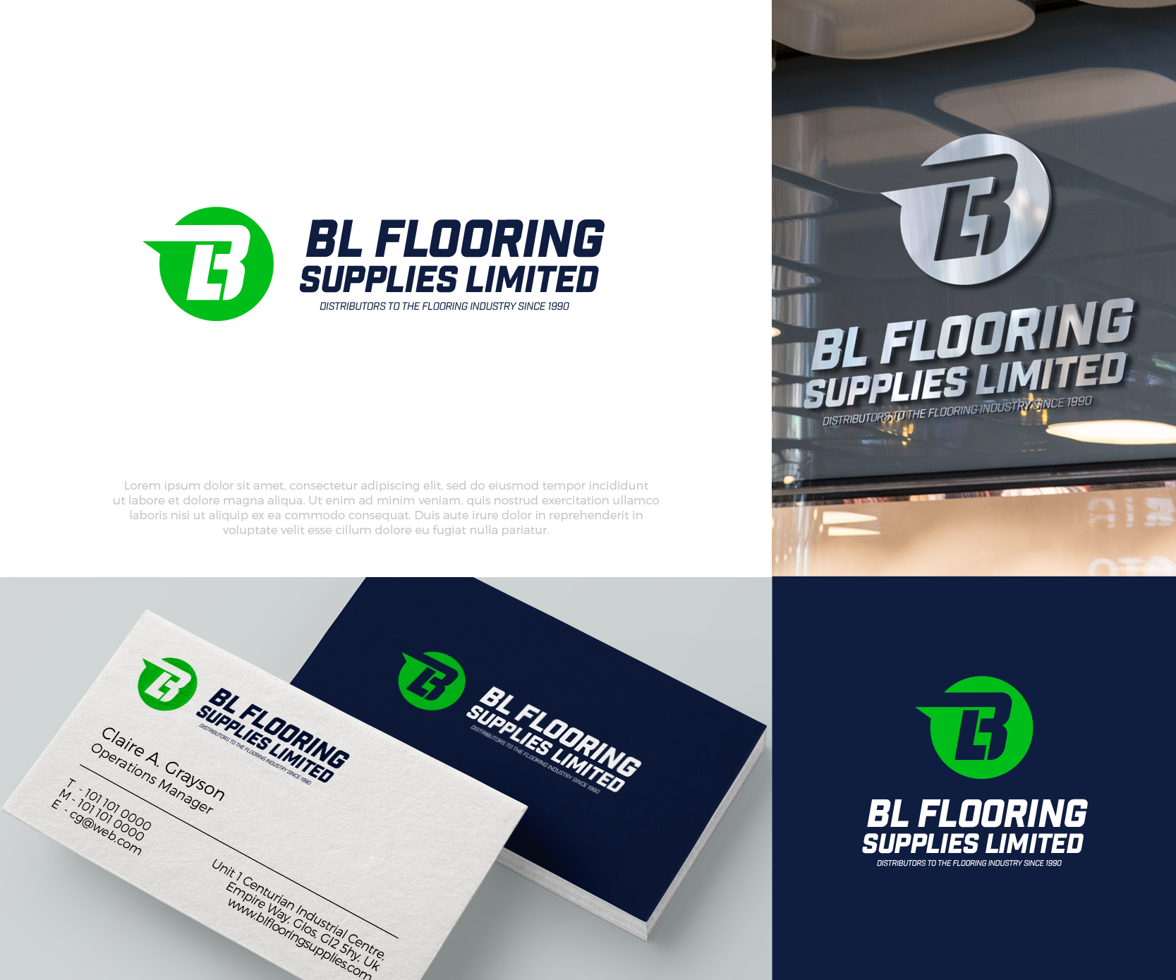 Logo Design by airborne for BL Flooring Supplies Limited | Design #26373893