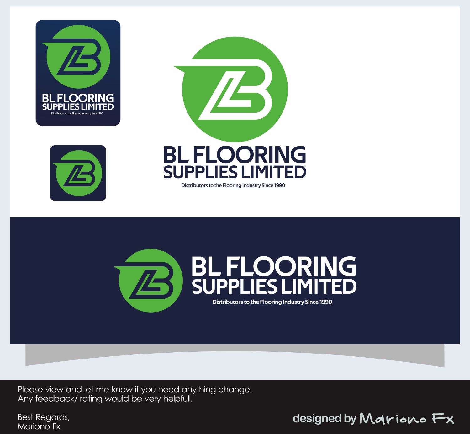 Design de Logo par Mariono Fx pour BL Flooring Supplies Limited | Design #26376029