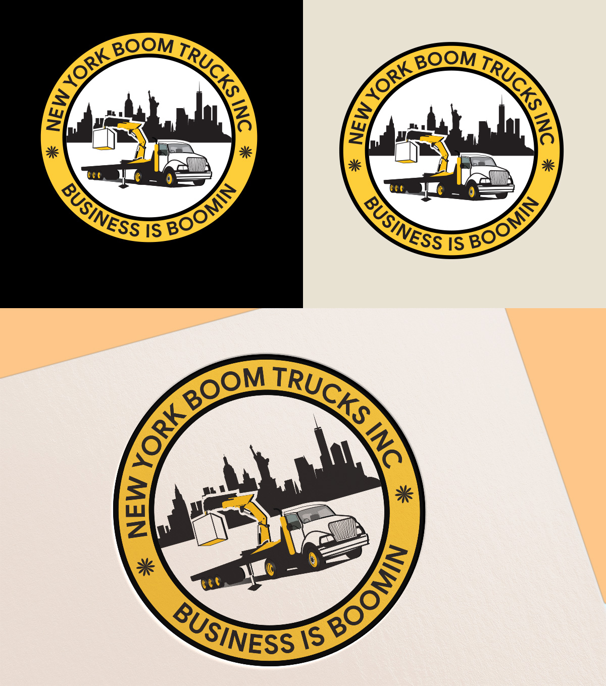 Logo-Design von Wonderful design für New York Boom Trucks Inc | Design #26376382