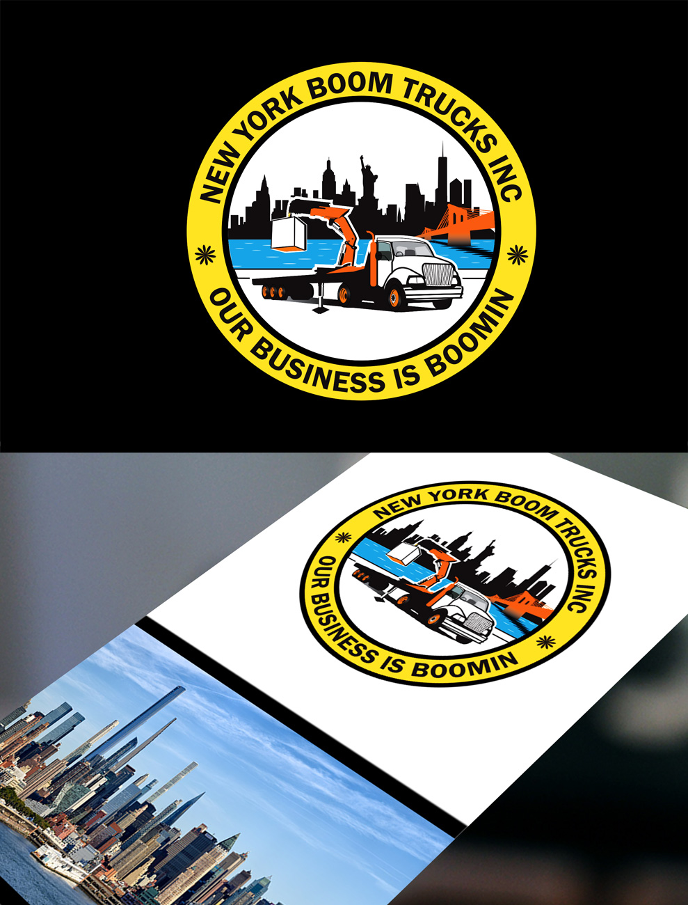 Logo-Design von Wonderful design für New York Boom Trucks Inc | Design #26387323