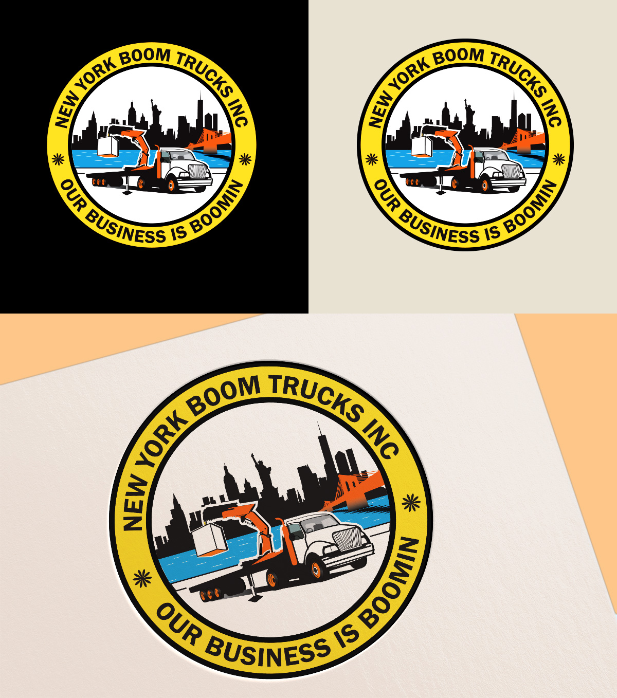 Logo-Design von Wonderful design für New York Boom Trucks Inc | Design #26387325